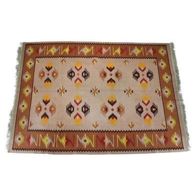 Kilim Wool Rug, Czechoslovakia, 1940s-TZ-1743209