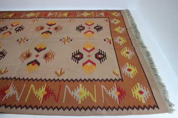 Kilim Wool Rug, Czechoslovakia, 1940s-TZ-1743209