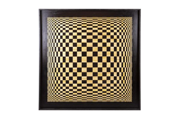 Kinetic Straw Marquetry Panel by Marianne Leal-CEJ-1375074