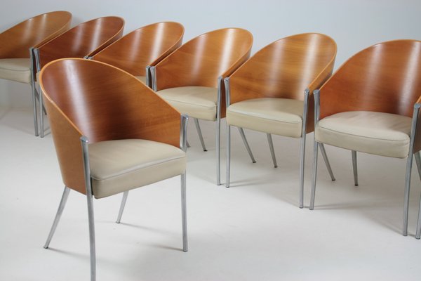 King Costes Armchairs by Philippe Starck for Aleph / Driade, Italy, 1990s, Set of 8-OTV-1802345