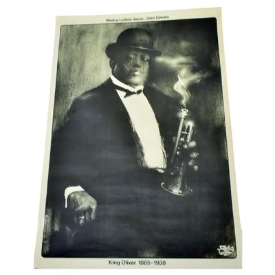 King Oliver Jazz Poster from Swierzy, 1900s-TZ-1386452