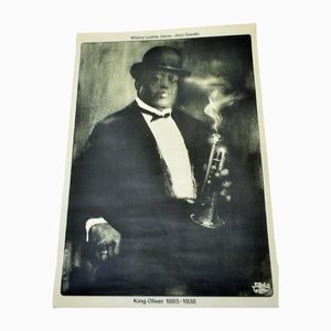 King Oliver Jazz Poster from Swierzy, 1900s-TZ-1386452