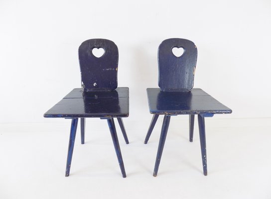 Kitchen Chairs, 1900s, Set of 2-HUW-1010516