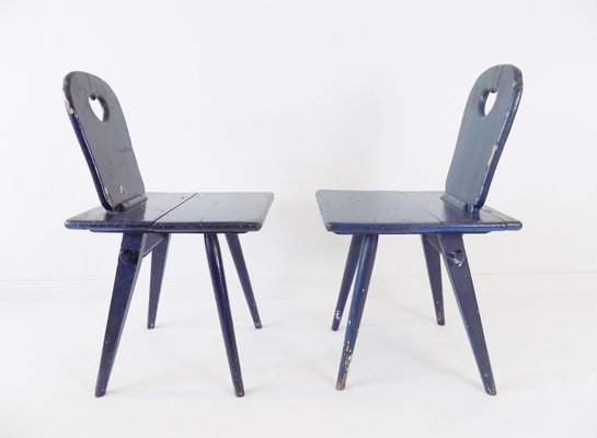 Kitchen Chairs, 1900s, Set of 2-HUW-1010516