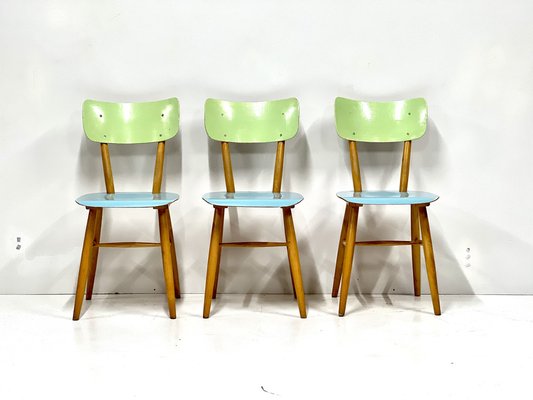 Kitchen Chairs from Ton, 1970s, Set of 3-ALG-1756947