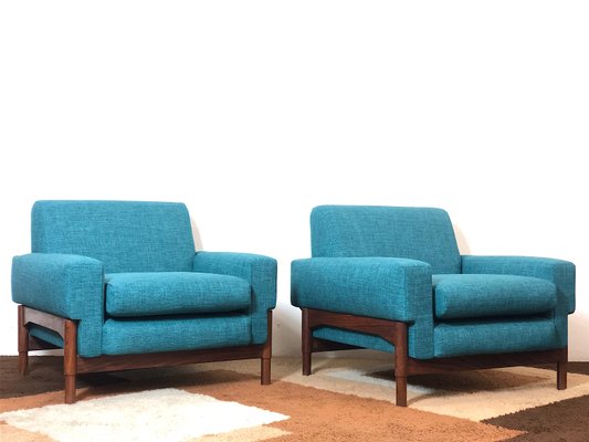 Kiushu Lounge Chairs from F.lli Saporiti, 1960s, Set of 2-FQG-2020286