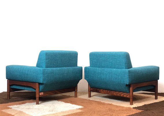 Kiushu Lounge Chairs from F.lli Saporiti, 1960s, Set of 2-FQG-2020286