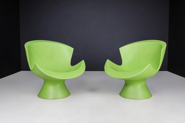 Kiwi Green Kite Chairs by Karim Rashid, the Netherlands, 2004, Set of 2-TRW-1735620