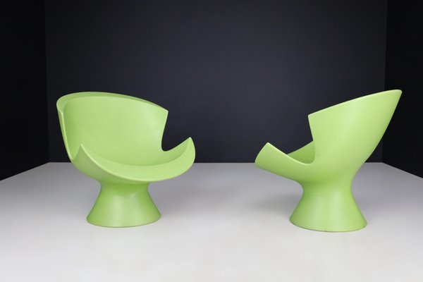 Kiwi Green Kite Chairs by Karim Rashid, the Netherlands, 2004, Set of 2-TRW-1735620