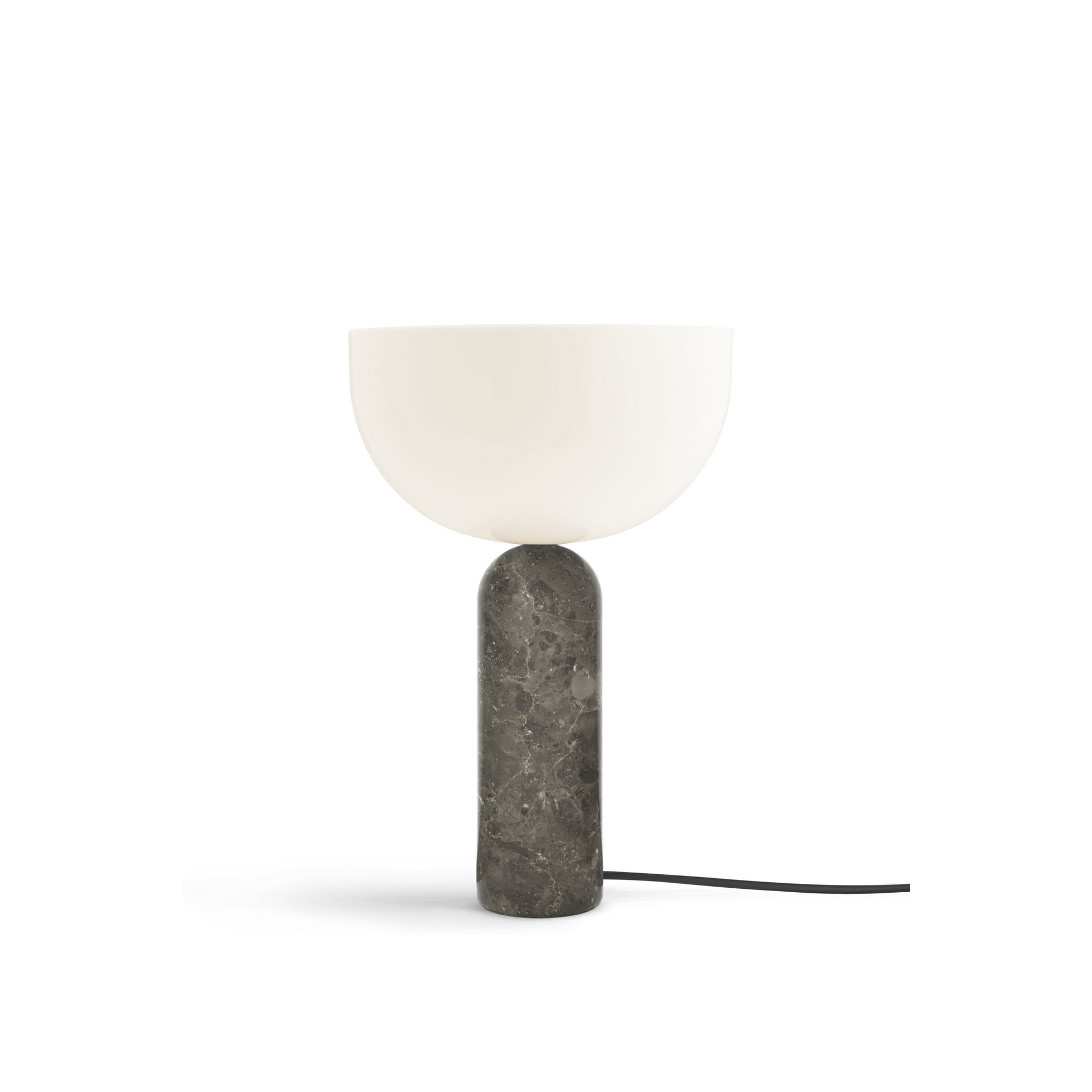Kizu Table Lamp Big by NEW WORKS #Gray Marble