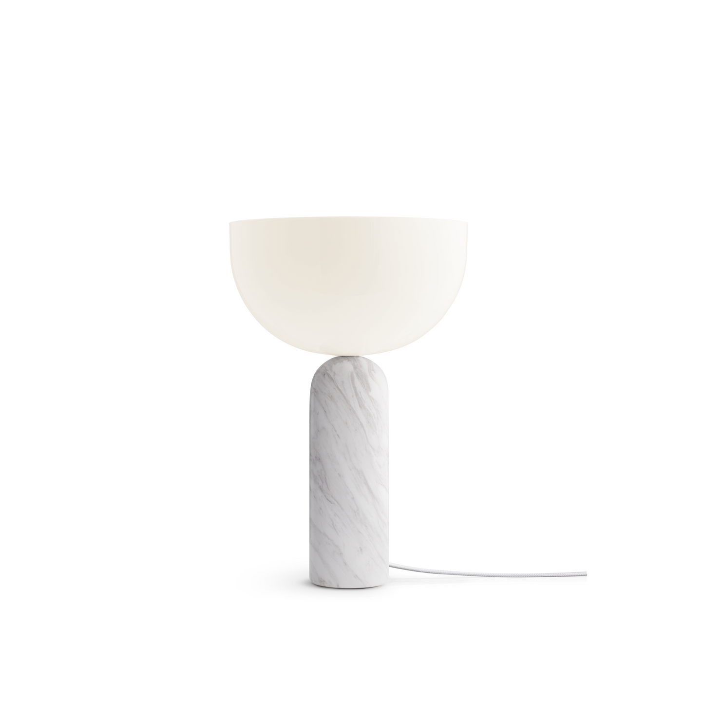 Kizu Table Lamp Big by NEW WORKS #White Marble