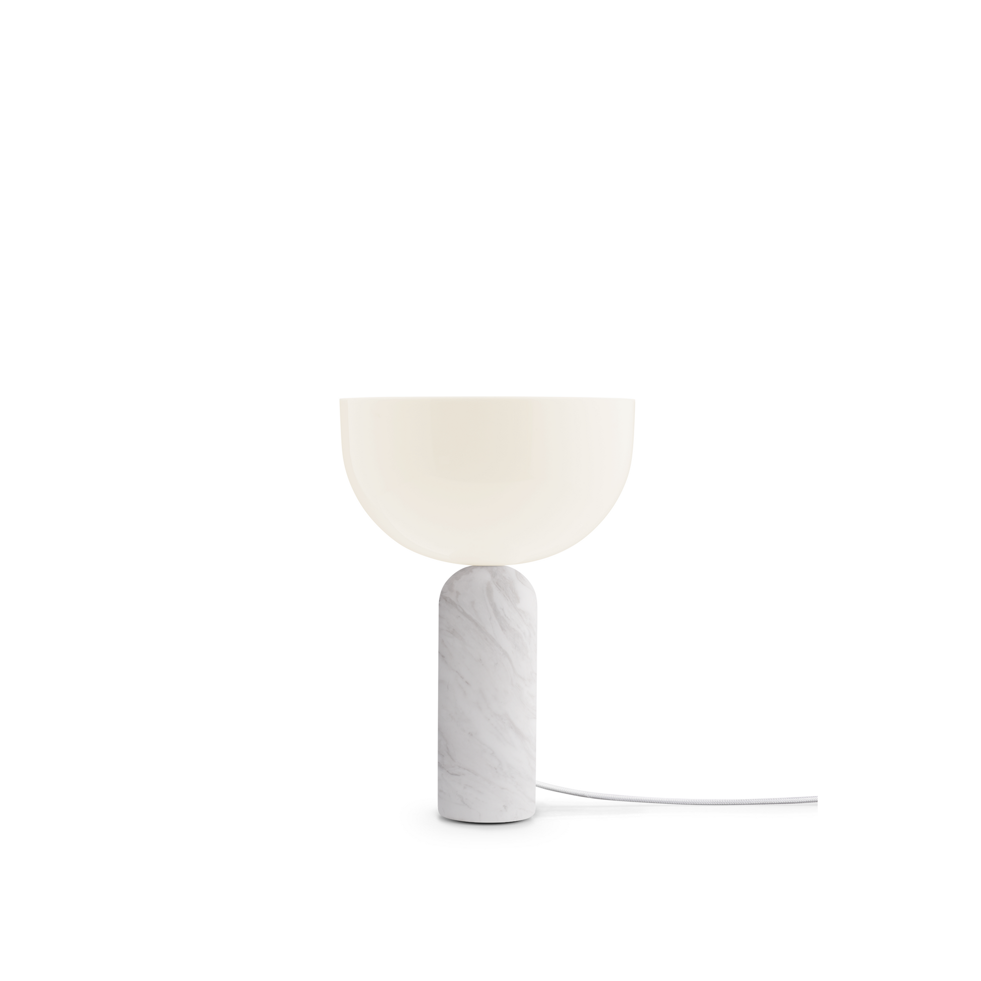 Kizu Table Lamp Small by NEW WORKS #White Marble