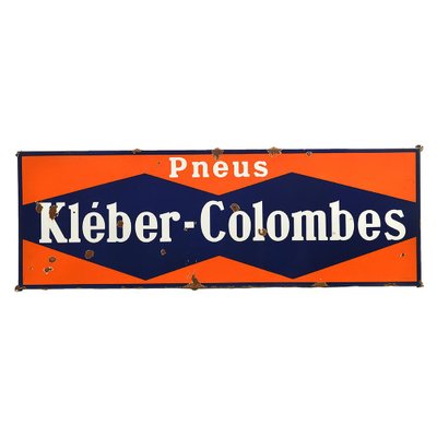 Kleber Colombes Enamel Advertising Sign-NQ-963450