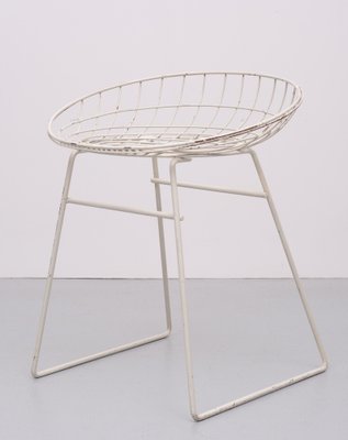 KM05 Wire Stool by Cees Braakman for Pastoe, 1950s-GCG-1263728