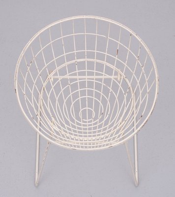 KM05 Wire Stool by Cees Braakman for Pastoe, 1950s-GCG-1263728