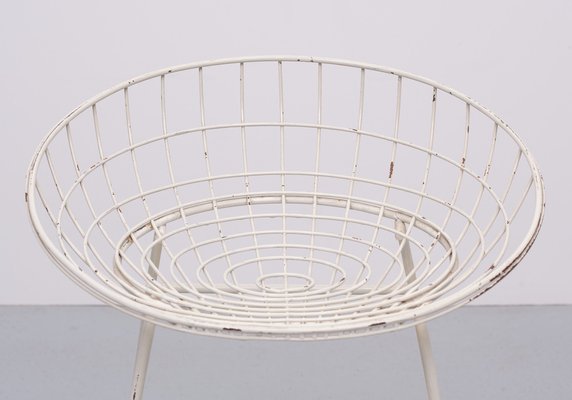 KM05 Wire Stool by Cees Braakman for Pastoe, 1950s-GCG-1263728