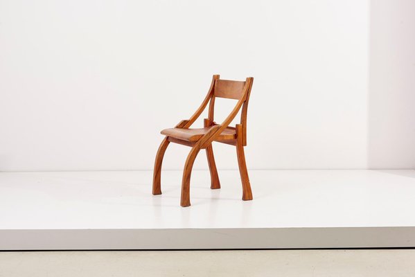 Koa Wood Side Chair by Bruce Erdman, 1984-SFD-995303