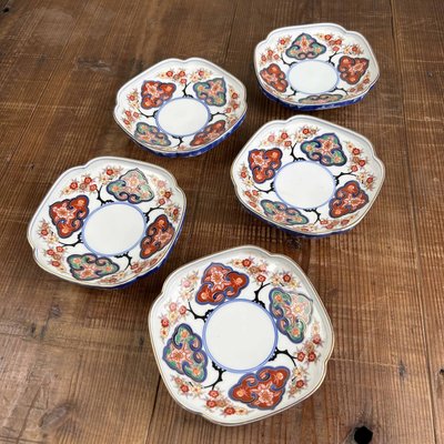 Kozara Plates by Shobido Honten for Arita, 1950s, Set of 5-DWL-2035409