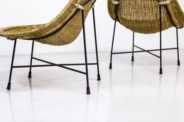 Kraal Chairs by Kertsin Hörlin Holmqvist for Nordiska Kompaniet, 1950s, Set of 2-KO-635169