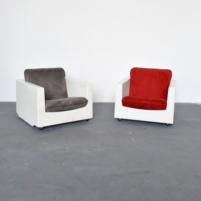 Kubile Lounge Chairs by Ico Parisi for MIM, 1960s, Set of 4-JQO-865126