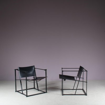 Kubus Chairs by Radboud Van Beekum for Pastoe, Netherlands, 1980s, Set of 2-DV-2035185