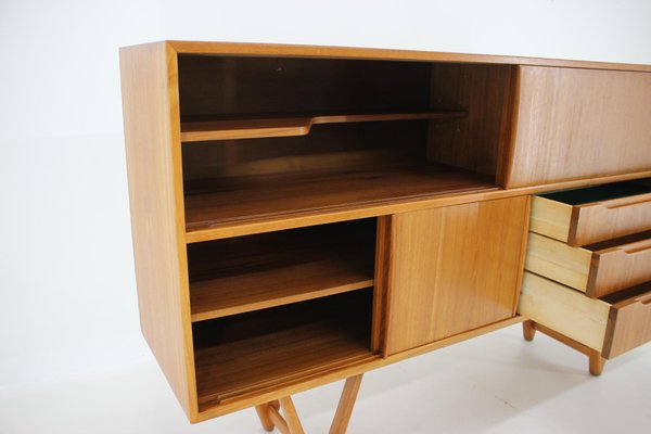 Kurt Ostervig Teak Highboard, Denmark, 1960s-TZ-1350683