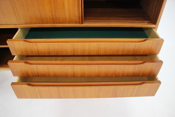 Kurt Ostervig Teak Highboard, Denmark, 1960s-TZ-1350683