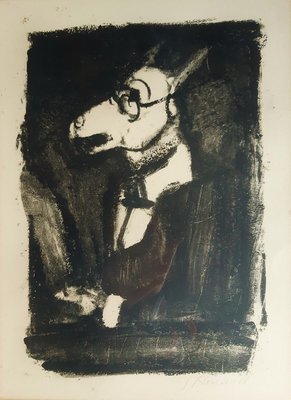 L’Ane - Original Etching and Aquatint by G. Rouault - 1927 1927-ZCI-761724