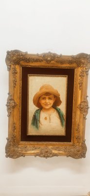 L.de Luca, Girl's Face, 1800s, Framed-QLH-1742731