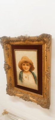 L.de Luca, Girl's Face, 1800s, Framed-QLH-1742731