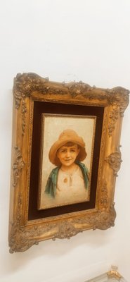 L.de Luca, Girl's Face, 1800s, Framed-QLH-1742731