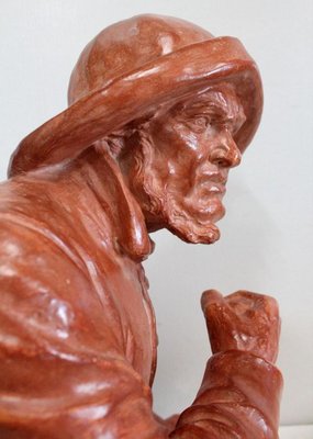 L. Morice, Terracotta Bust, Fisherman at the Helm-RVK-870143