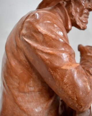 L. Morice, Terracotta Bust, Fisherman at the Helm-RVK-870143