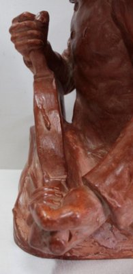 L. Morice, Terracotta Bust, Fisherman at the Helm-RVK-870143