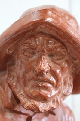 L. Morice, Terracotta Bust, Fisherman at the Helm-RVK-870143