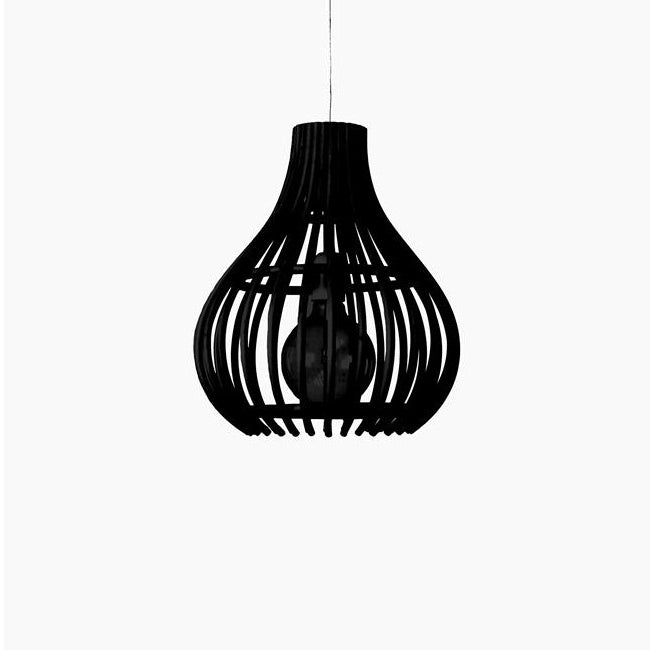 Rattan Pendant Lamp Bulb by Vincent Sheppard #Black