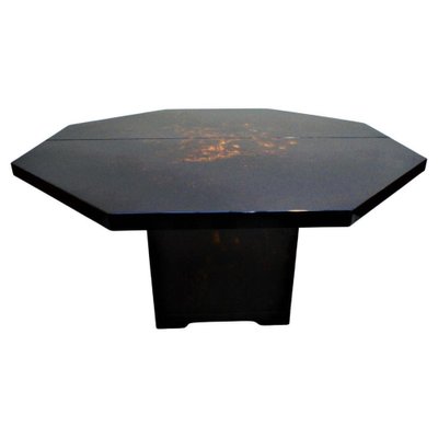 Lacquer Dining Table by Jean-Claude Mahey-JG-1239548