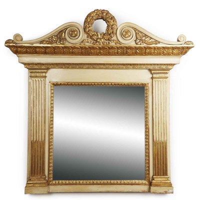 Lacquered and Gilded Fireplace Mirror-TBU-2038051