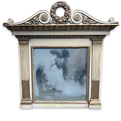 Lacquered and Gilded Fireplace Mirror-TBU-2038051