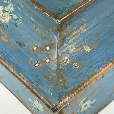 Lacquered Box with Fake Paper and Little Flowers, 1700s-TBU-2032519