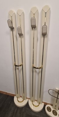 Lacquered Entrance Set with Brass Details, 1980s, Set of 4-RPW-1780024