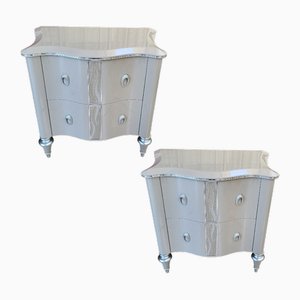 Lacquered Nightstands, Set of 2-TCS-1778619