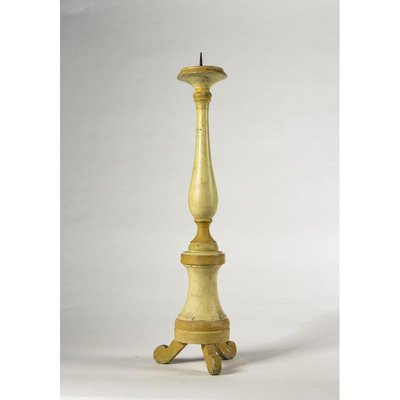 Lacquered Wood Candleholder, 1800s-RAQ-779293