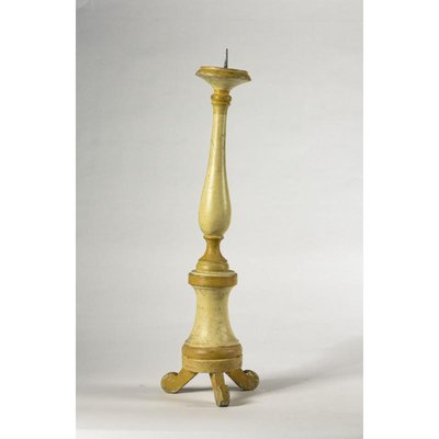 Lacquered Wood Candleholder, 1800s-RAQ-779293