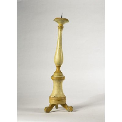 Lacquered Wood Candleholder, 1800s-RAQ-779293