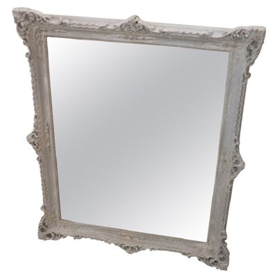 Lacquered Wood Wall Mirror-DCO-1822949