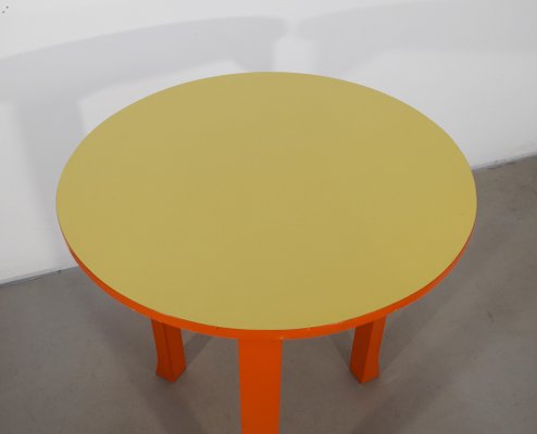 Lacquered Wooden Dining Table, Italy, 1960s-AOL-1755892