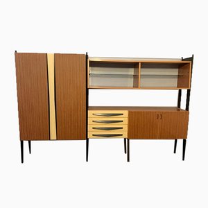 Laminate & Lacquered Wood Shelf, 1960s-IJR-776234