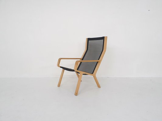 Laminated Beech and Gauze Lounge Chair-ZO-951604