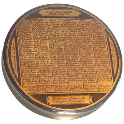 Laquered Papier Mâché Snuff Box-UCH-1224822